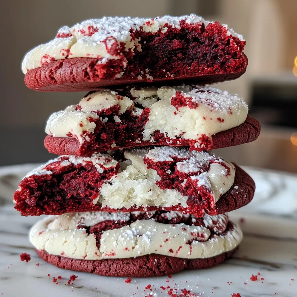 Red Velvet Crinkle Cookie: A Sweet Bite of Comfort