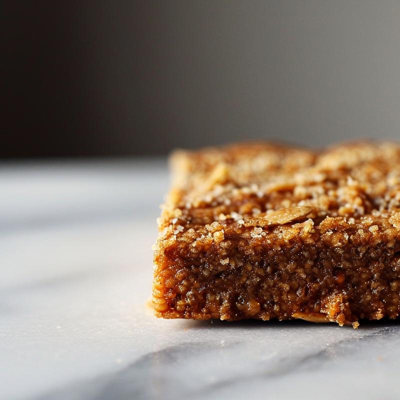 Close-up of a beautifully plated vegan dish on a white marble surface.