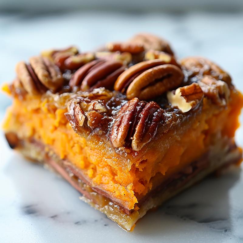 Close-up of a slice of blueberry dump cake on a wooden plate with soft shadows.