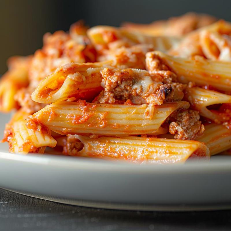 Close-up of a creamy bread pudding on a light grey ceramic plate.