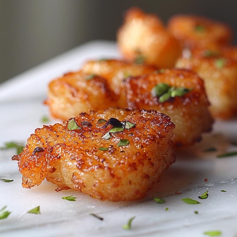 Close-up of a beautifully plated dlsvaljs9s8 on a marble surface.